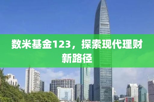 数米基金123，探索现代理财新路径