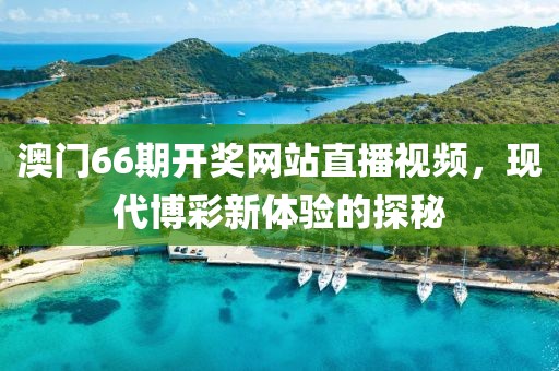 澳门66期开奖网站直播视频，现代博彩新体验的探秘