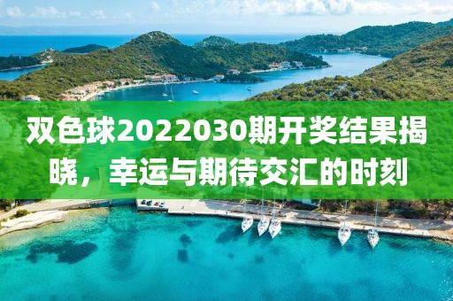 双色球2022030期开奖结果揭晓，幸运与期待交汇的时刻