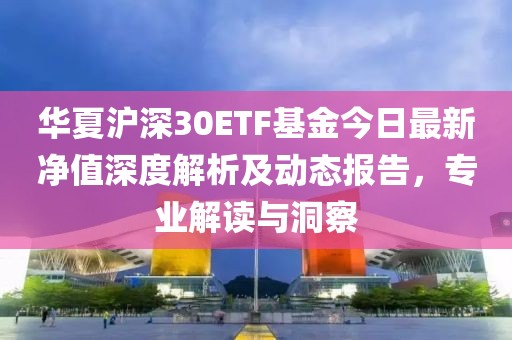 华夏沪深30ETF基金今日最新净值深度解析及动态报告，专业解读与洞察