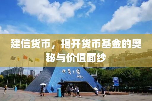 建信货币，揭开货币基金的奥秘与价值面纱