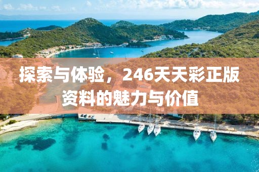 探索与体验，246天天彩正版资料的魅力与价值