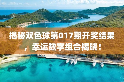 揭秘双色球第017期开奖结果，幸运数字组合揭晓！