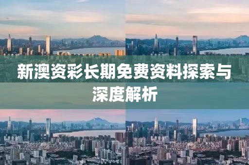 新澳资彩长期免费资料探索与深度解析