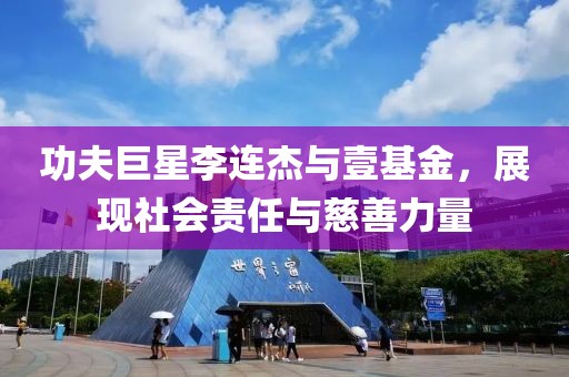 功夫巨星李连杰与壹基金，展现社会责任与慈善力量