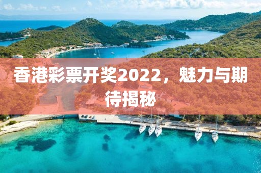香港彩票开奖2022，魅力与期待揭秘