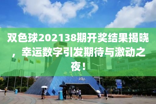 双色球202138期开奖结果揭晓，幸运数字引发期待与激动之夜！