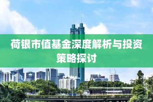 荷银市值基金深度解析与投资策略探讨