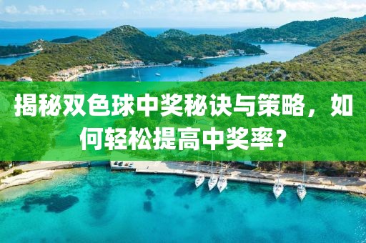 揭秘双色球中奖秘诀与策略，如何轻松提高中奖率？