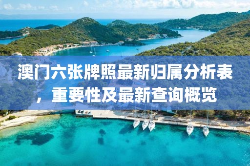 澳门六张牌照最新归属分析表，重要性及最新查询概览