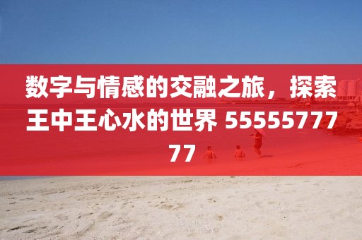 数字与情感的交融之旅，探索王中王心水的世界 5555577777