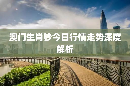 澳门生肖钞今日行情走势深度解析