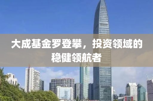 大成基金罗登攀，投资领域的稳健领航者