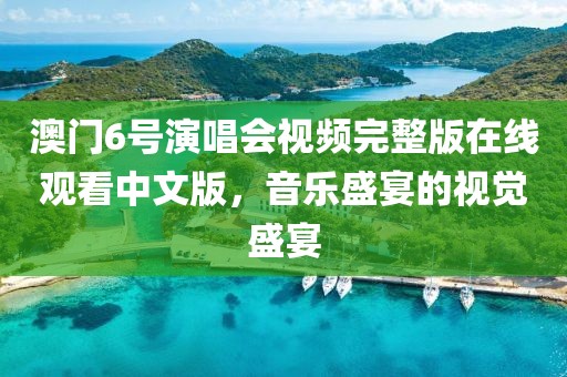 澳门6号演唱会视频完整版在线观看中文版，音乐盛宴的视觉盛宴