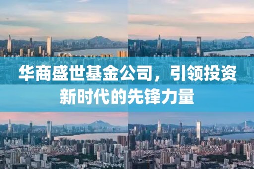 华商盛世基金公司，引领投资新时代的先锋力量