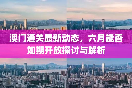 澳门通关最新动态，六月能否如期开放探讨与解析
