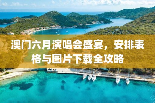 澳门六月演唱会盛宴，安排表格与图片下载全攻略