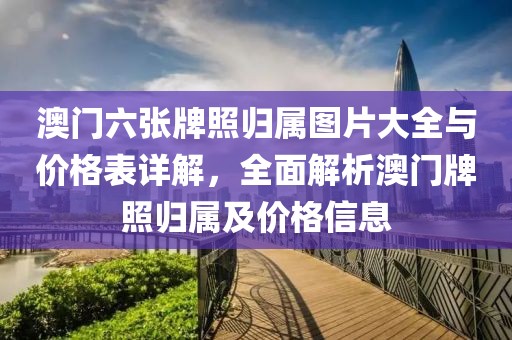 澳门六张牌照归属图片大全与价格表详解，全面解析澳门牌照归属及价格信息