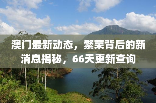 澳门最新动态，繁荣背后的新消息揭秘，66天更新查询