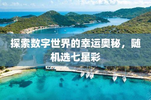 探索数字世界的幸运奥秘，随机选七星彩