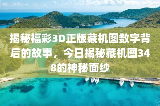 揭秘福彩3D正版藏机图数字背后的故事，今日揭秘藏机图348的神秘面纱