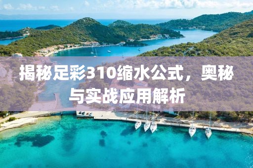 揭秘足彩310缩水公式，奥秘与实战应用解析