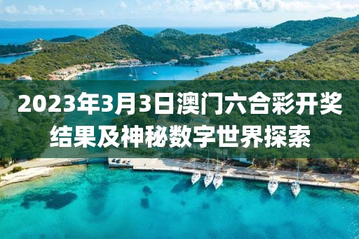 2023年3月3日澳门六合彩开奖结果及神秘数字世界探索