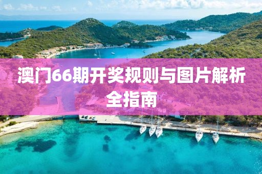 澳门66期开奖规则与图片解析全指南