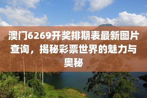 澳门6269开奖排期表最新图片查询，揭秘彩票世界的魅力与奥秘