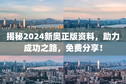 揭秘2024新奥正版资料，助力成功之路，免费分享！