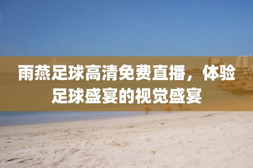 雨燕足球高清免费直播，体验足球盛宴的视觉盛宴