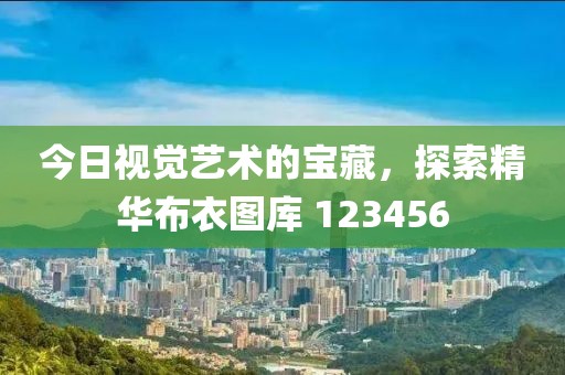 今日视觉艺术的宝藏，探索精华布衣图库 123456