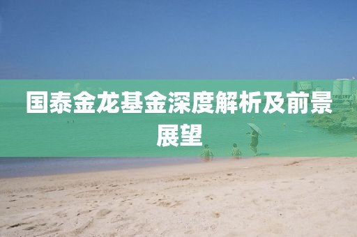 国泰金龙基金深度解析及前景展望