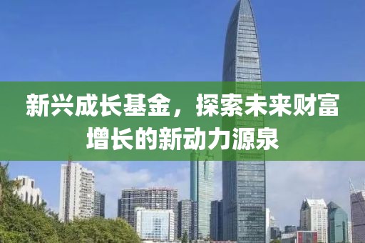 新兴成长基金，探索未来财富增长的新动力源泉