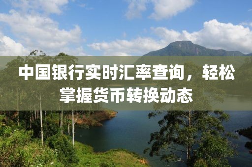 中国银行实时汇率查询，轻松掌握货币转换动态