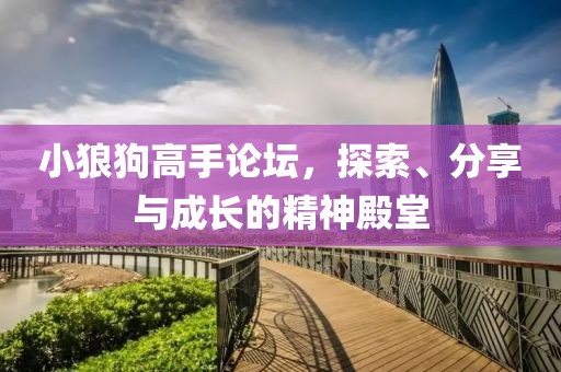 小狼狗高手论坛，探索、分享与成长的精神殿堂