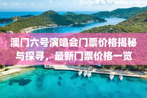 澳门六号演唱会门票价格揭秘与探寻，最新门票价格一览