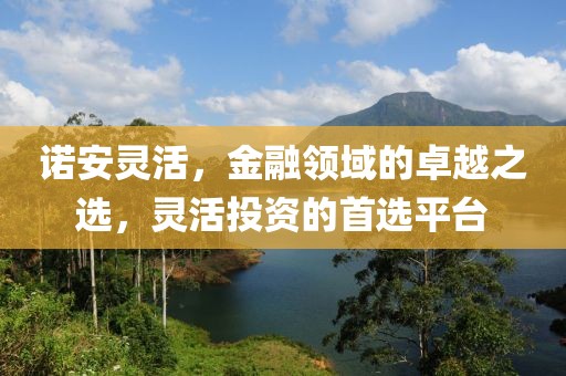 诺安灵活，金融领域的卓越之选，灵活投资的首选平台