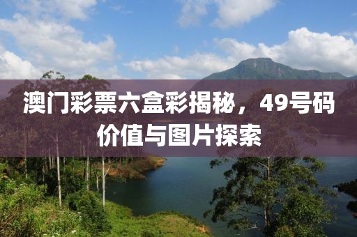 澳门彩票六盒彩揭秘，49号码价值与图片探索