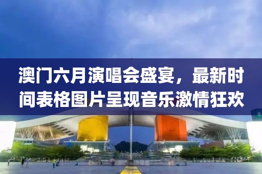 澳门六月演唱会盛宴，最新时间表格图片呈现音乐激情狂欢